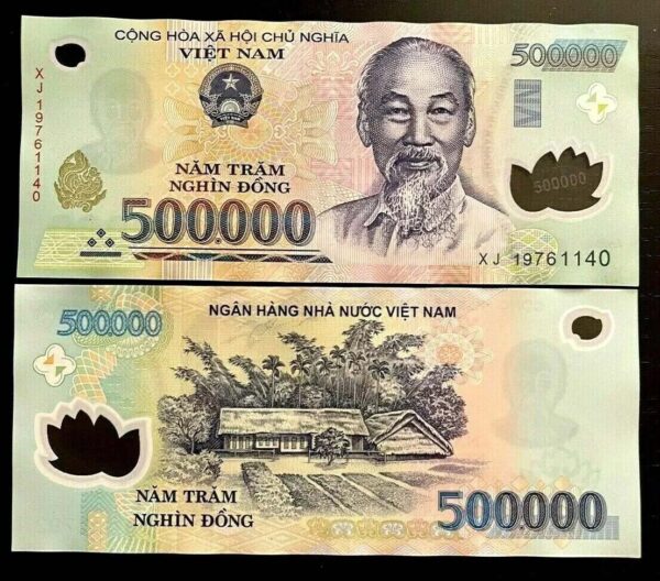 VIETNAM 500000 DONG 2018 UNC