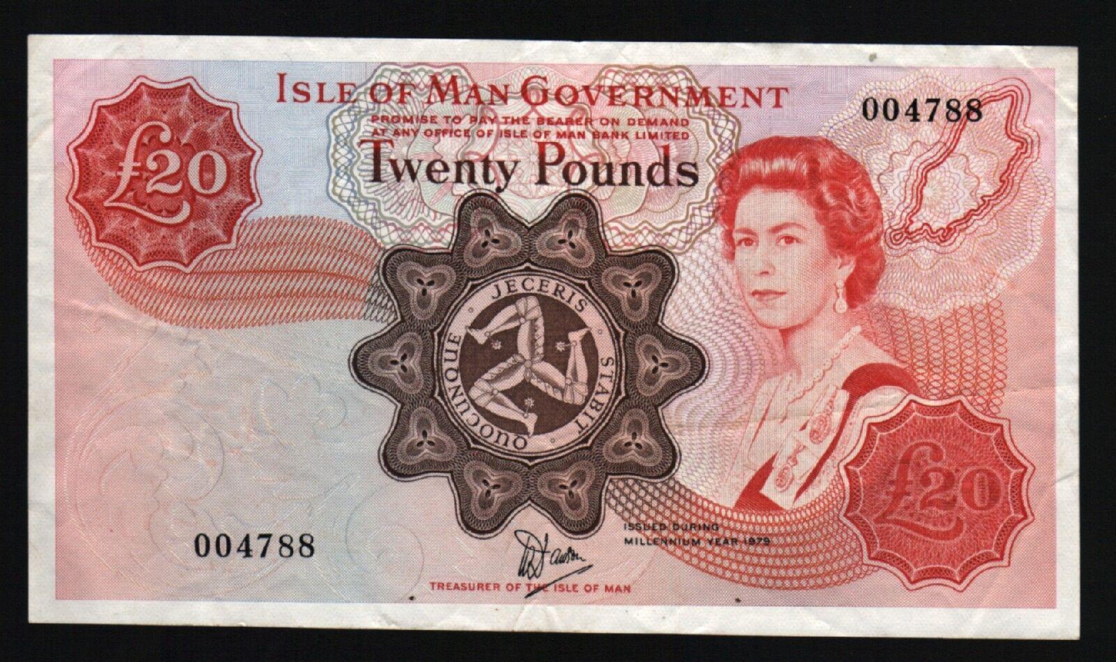 ISLE OF MAN 20 POUNDS P32 1979 - WorldCurrency